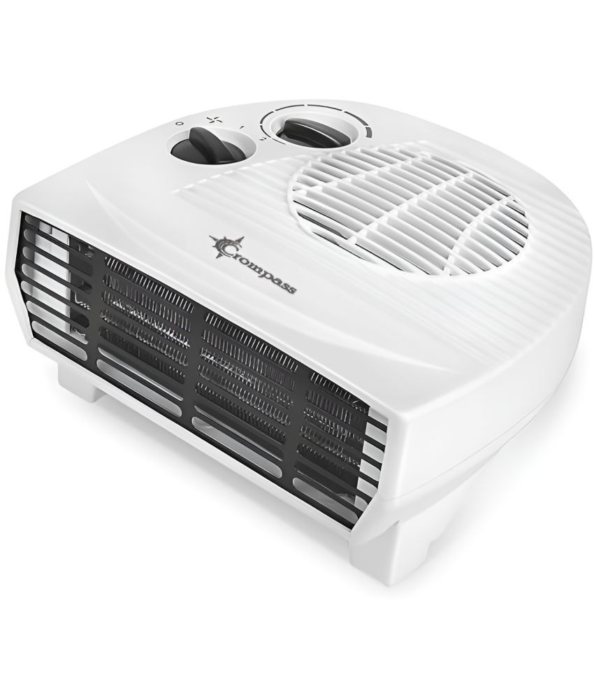     			Crompass Portable Room Heater White Fan Heater