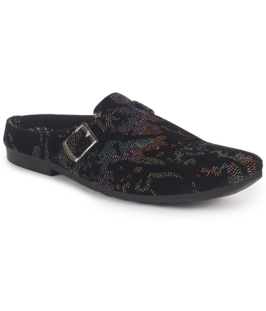     			Fausto Black Men's Mojaris