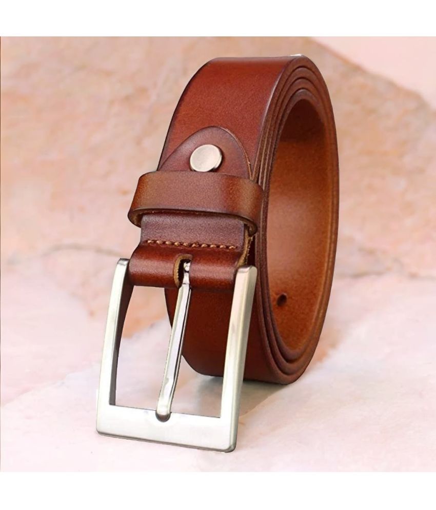     			THIBAULT - Tan 100% Leather Men's Casual Belt ( Pack of 1 )