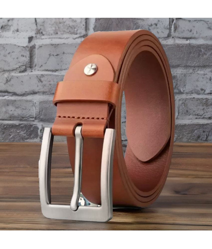     			THIBAULT - Tan 100% Leather Men's Casual Belt ( Pack of 1 )