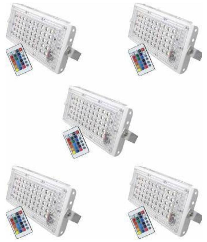     			ZESTRUM Flood Light RGB - Pack of 5