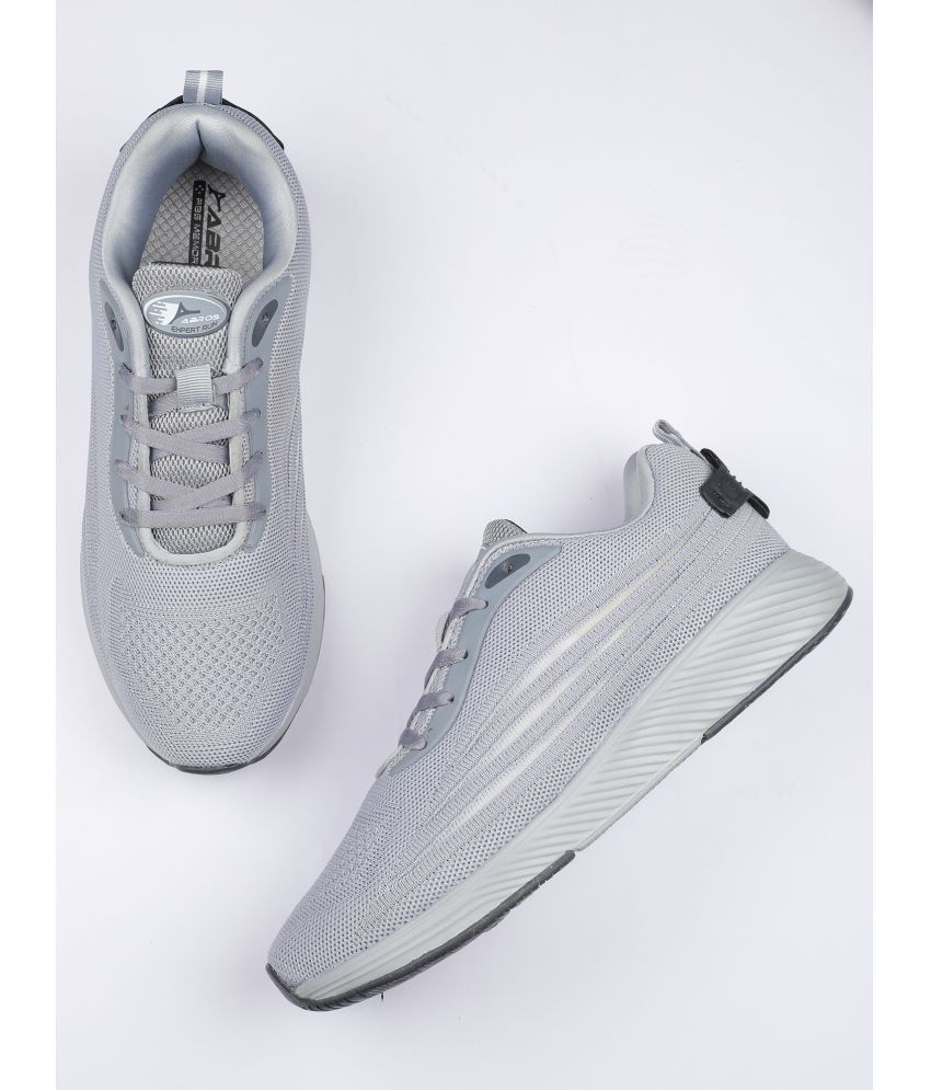     			Abros LANCER Light Grey Men's Sports Running Shoes