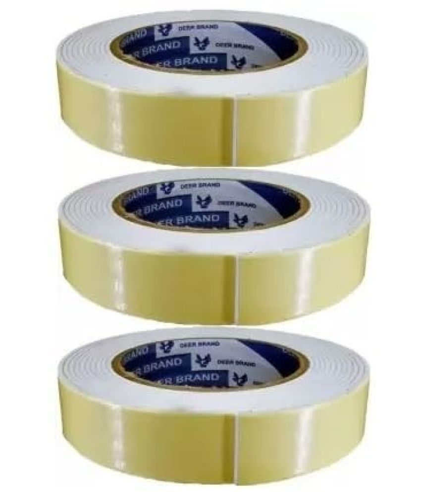     			Freedy Yellow Double Sided Foam Tape ( Pack of 1 )