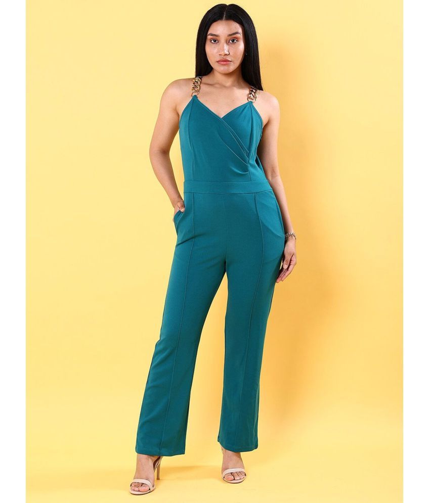     			Freehand Green Polyester Regular Fit Women's Jumpsuit ( Pack of 1 )