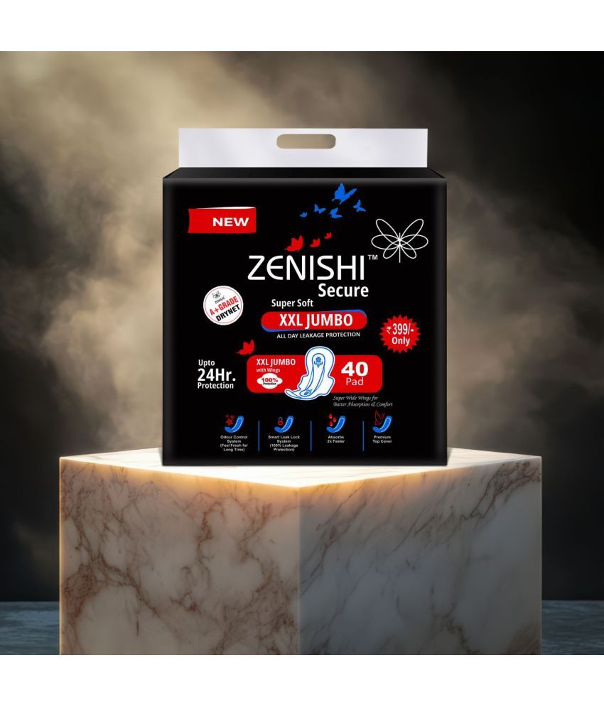     			ZENISHI Cottony XXL Ultra Thin Sanitary Pad