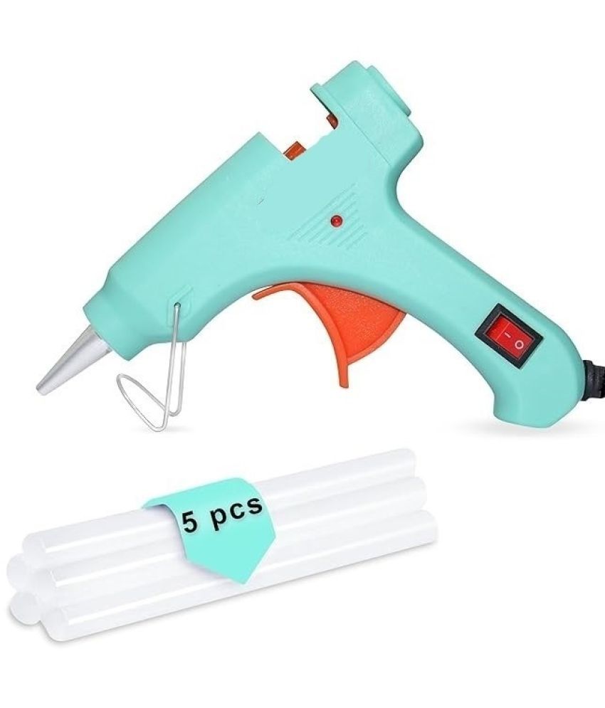     			freedy 40 Watt Corded Electric Hot Melt Glue Gun, Trigger Feed with 5 glue stick