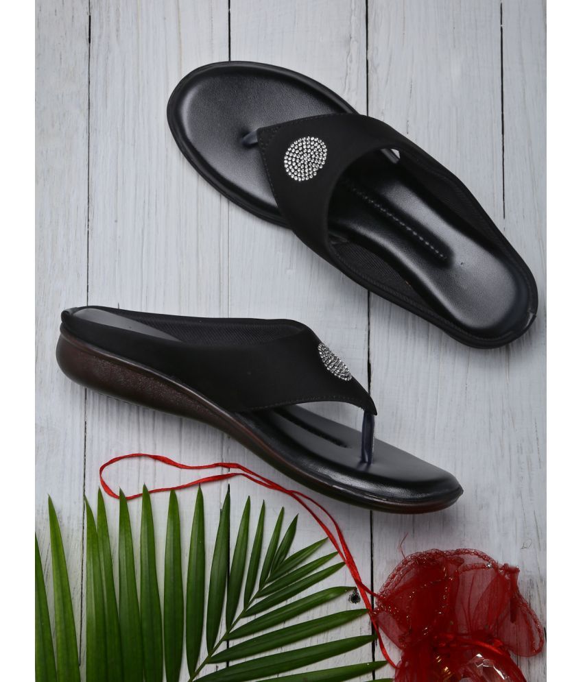     			Aroom Black Women's Flats