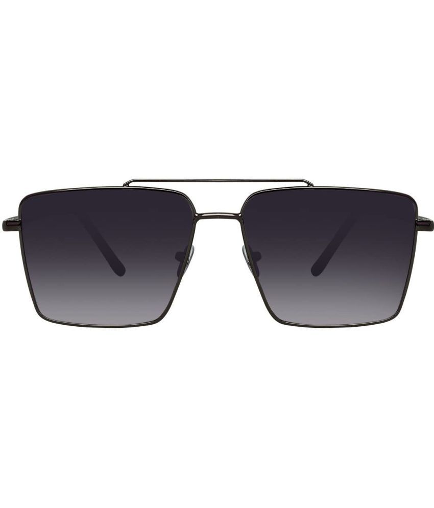     			Ashru Black Square Sunglasses ( Pack of 1 )