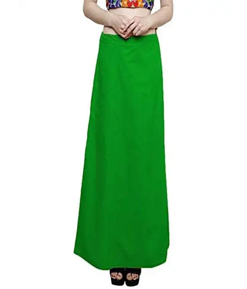     			D1 DIFFERENT ONE Green Cotton Petticoat - Single