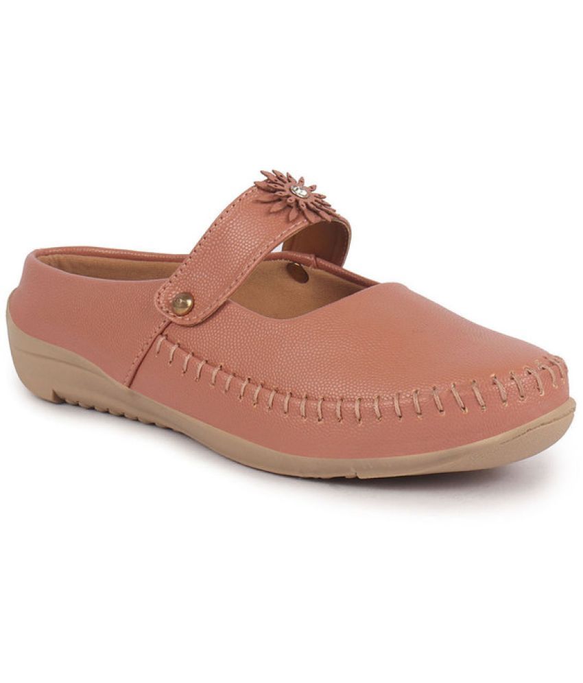     			Fausto Peach Women's Slip On