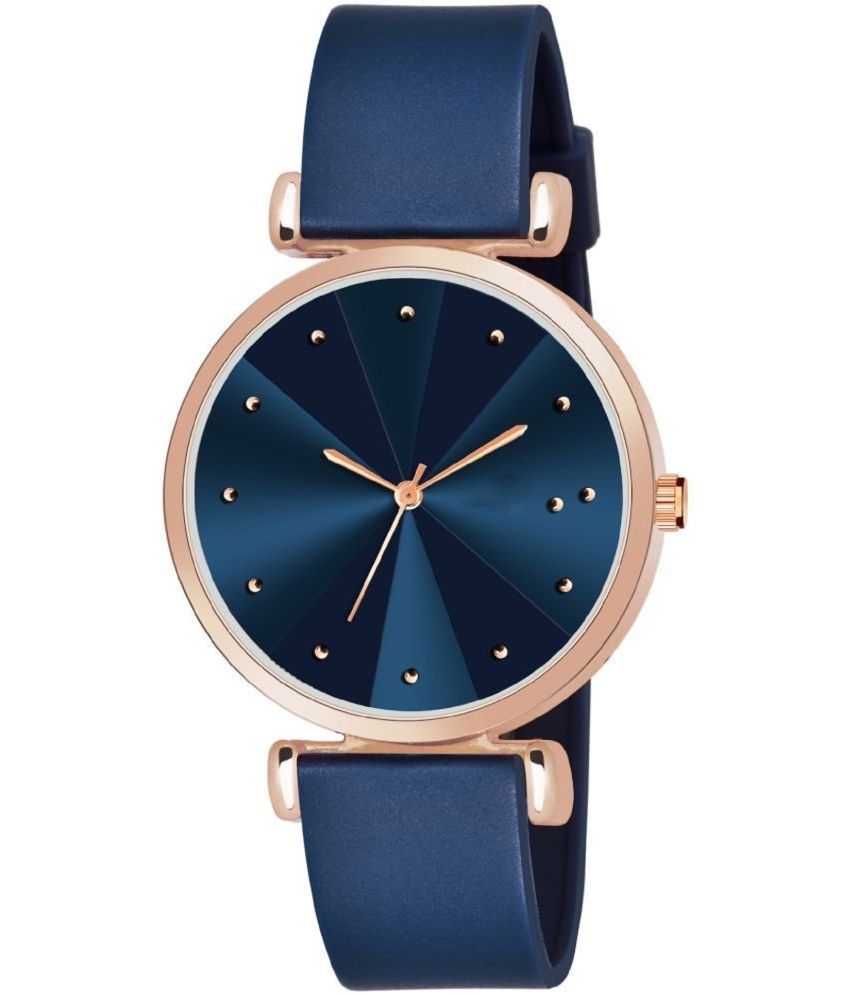     			HMCT Blue Silicon Analog Womens Watch