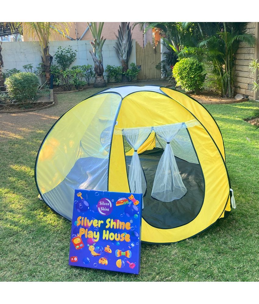     			Kids Star Tent Play House Patterns Foldable Popup for Boys & Girls