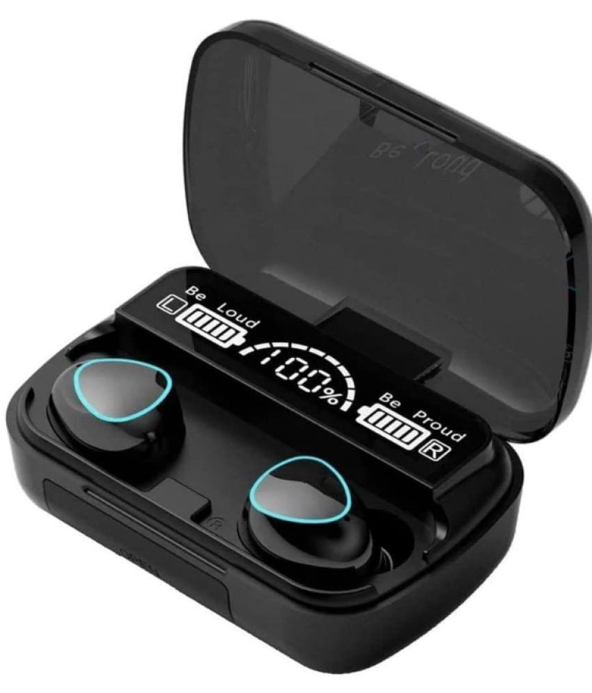     			Neo M10 EARBUDS Bluetooth True Wireless (TWS) On Ear 4 Hours Playback Active Noise cancellation IPX4(Splash & Sweat Proof) Black