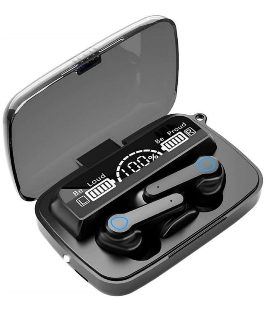     			Neo M19 EARBUDS Bluetooth True Wireless (TWS) On Ear 4 Hours Playback Active Noise cancellation IPX4(Splash & Sweat Proof) Black