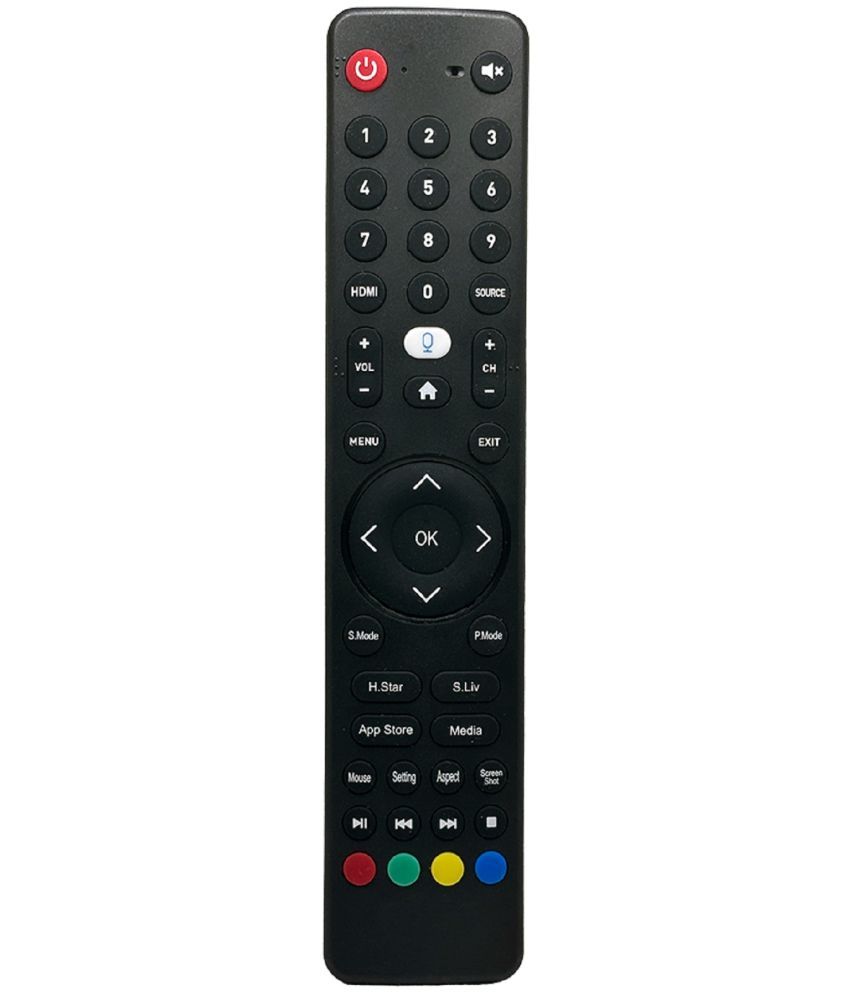     			RESORB LED 388C VOICE TV Remote Compatible with for elista and Chinese smart TV (Please Match Image )