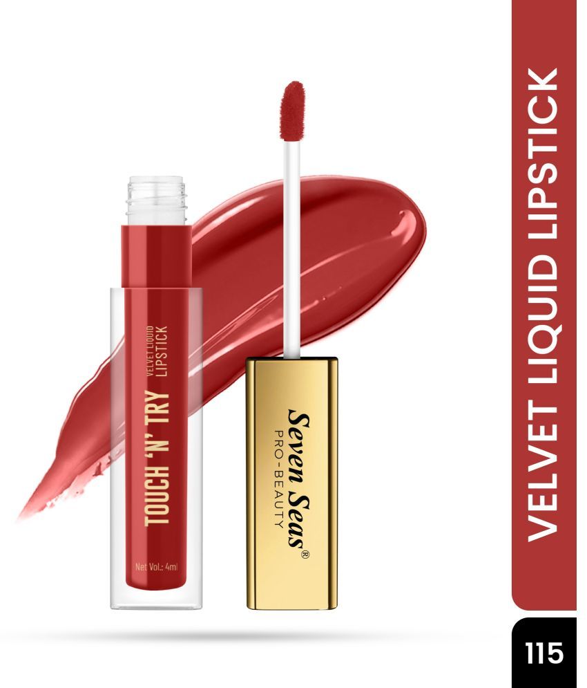     			Seven Seas Crimson Red Matte Lipstick 4ml