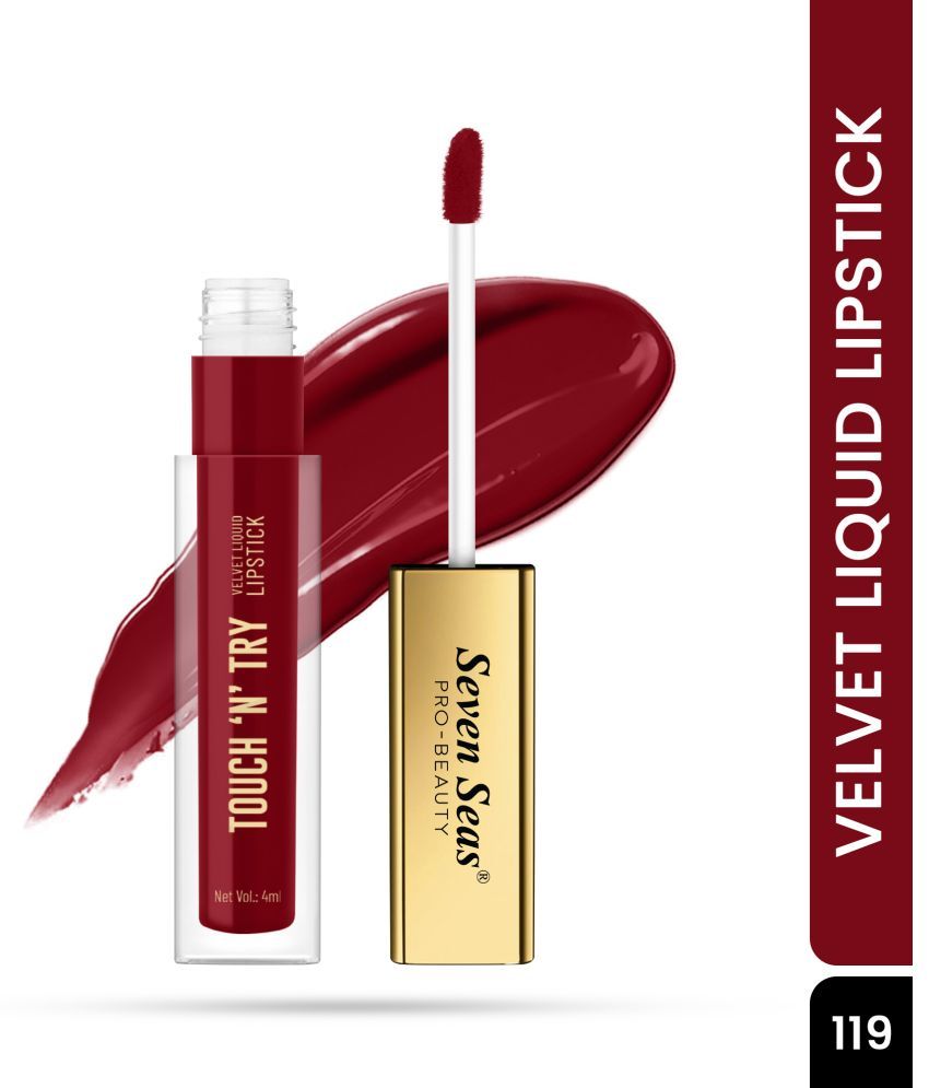     			Seven Seas Maroon Red Matte Lipstick 4ml