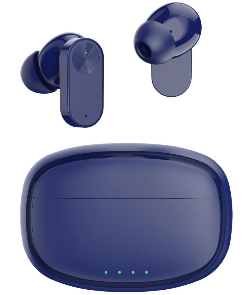     			VERONIC NORD BUDS Gaming Bluetooth True Wireless (TWS) In Ear 35 Hours Playback Low Latency,Fast charging IPX4(Splash & Sweat Proof) Navy