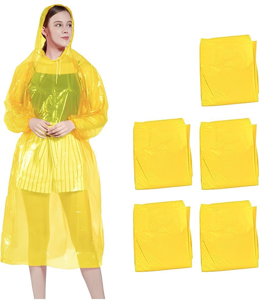     			MULTIWA PVC Long Raincoat - Yellow