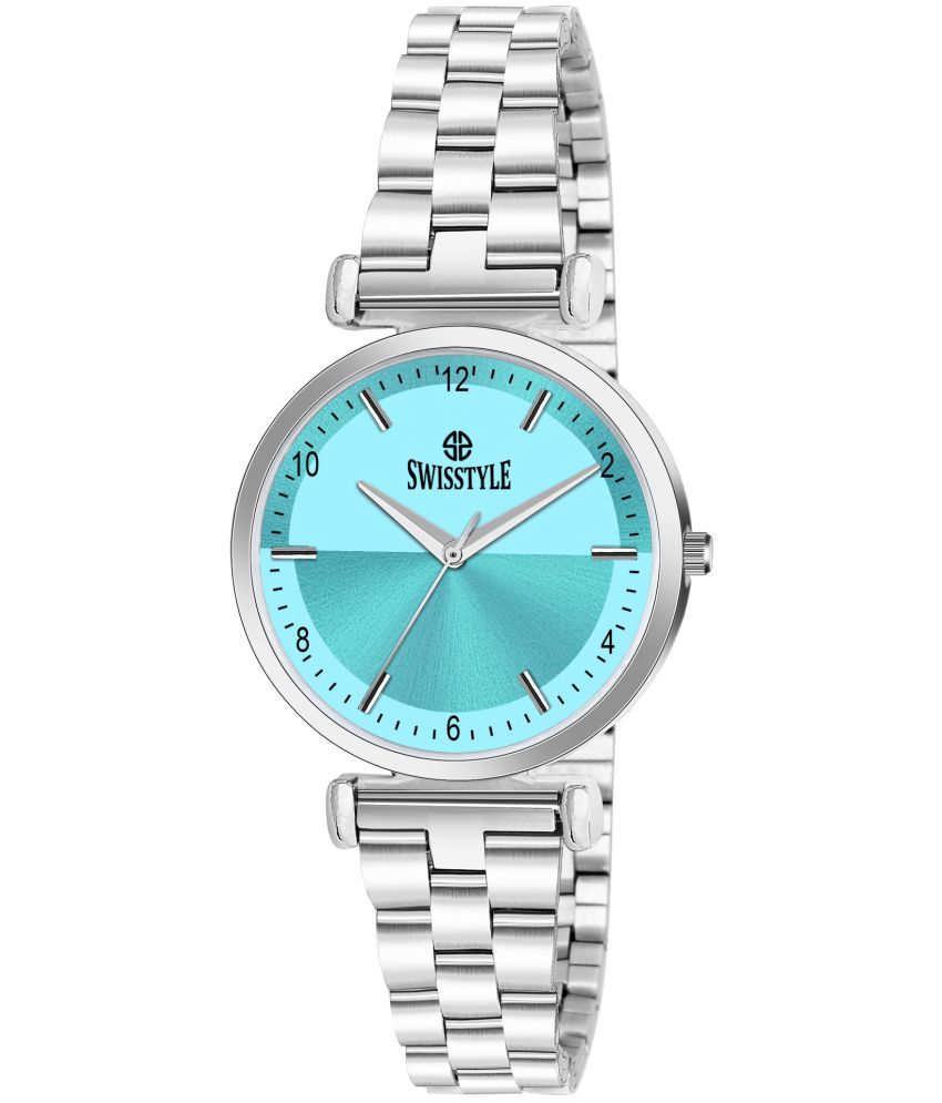     			Swisstyle Silver Stainless Steel Analog Womens Watch