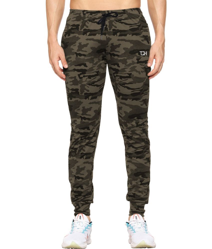     			TQH Olive Green Polyester Men's Joggers ( Pack of 1 )