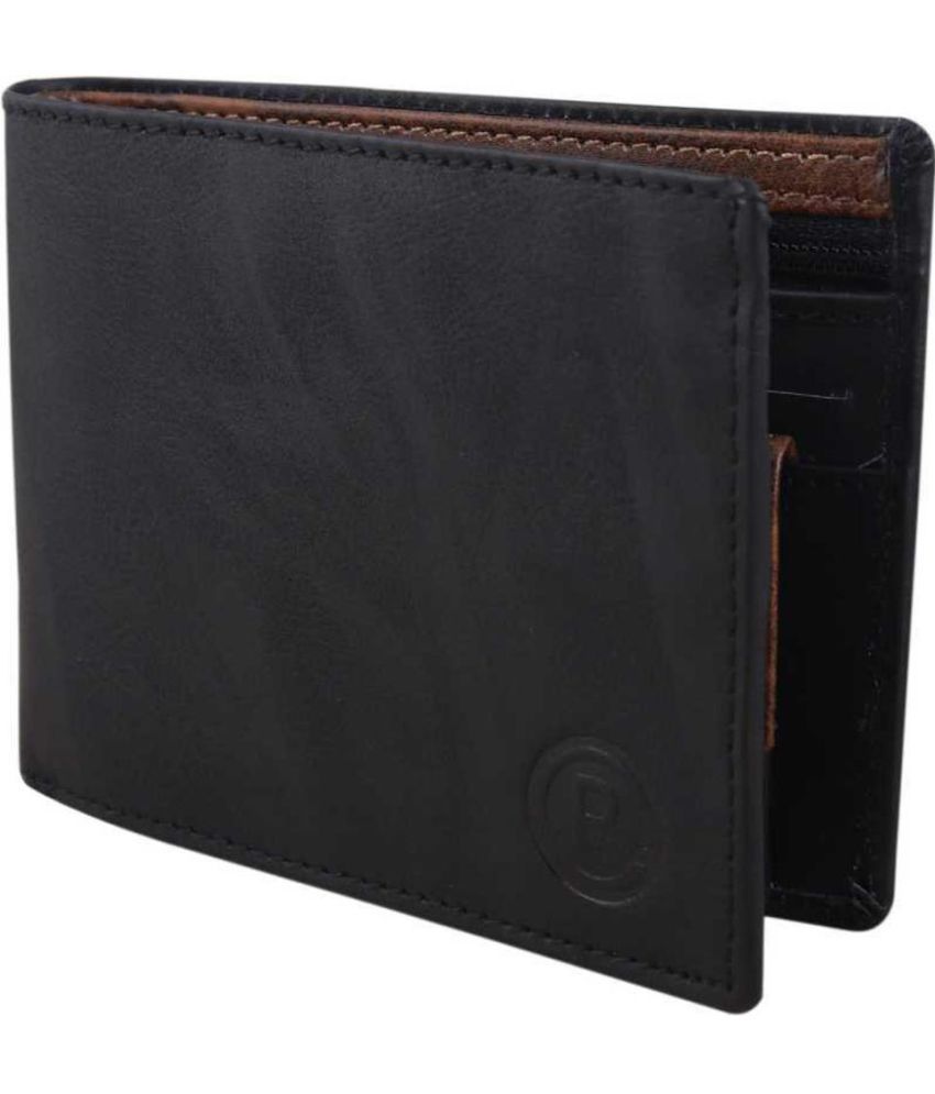     			Classic World PU Printed Men's RFID Wallet With 8 Slots For Card ( Black , Pack of 1 )