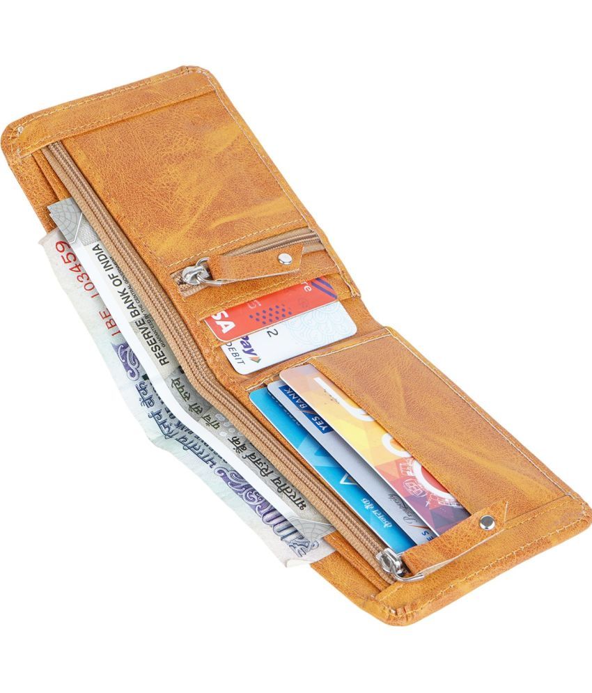     			Classic World PU Solid Men's RFID Wallet With 5 Slots For Card ( Brown , Pack of 1 )