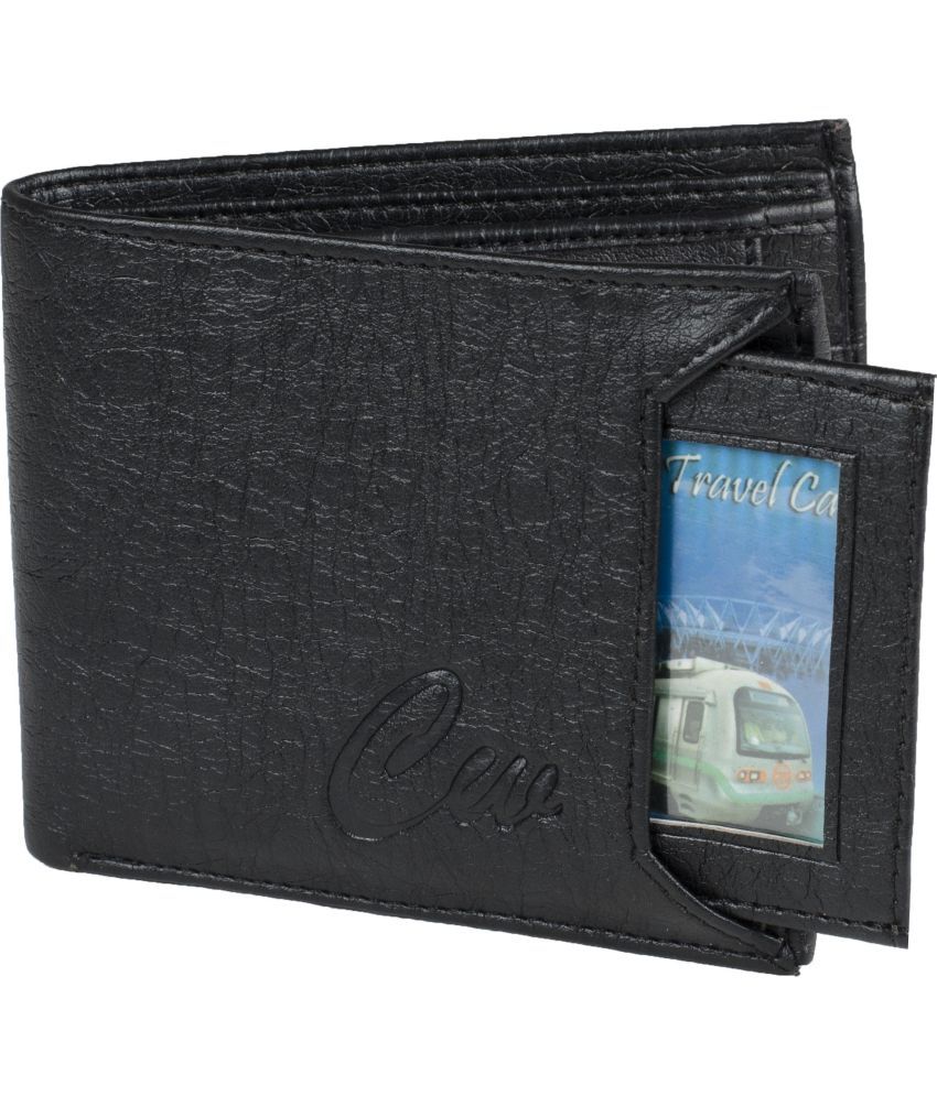     			Classic World PU Solid Men's RFID Wallet With 7 Slots For Card ( Black , Pack of 1 )