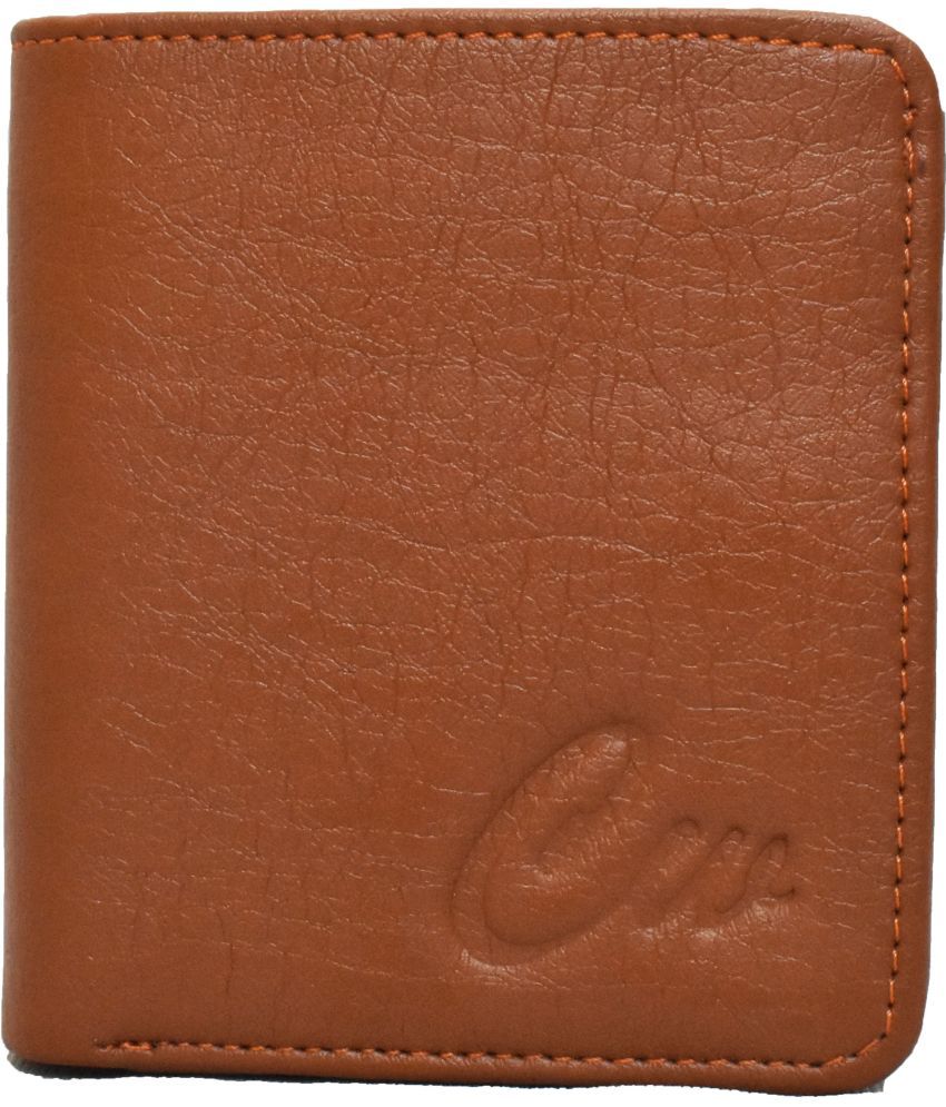     			Classic World PU Solid Men's RFID Wallet With 9 Slots For Card ( Tan , Pack of 1 )