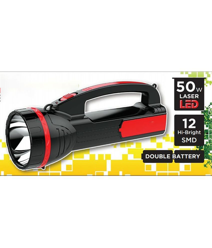     			FIRSTLIKE - Above 50W Rechargeable Flashlight Torch ( Pack of 1 )