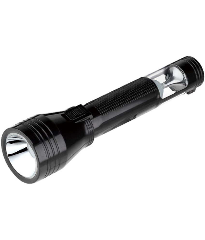     			IDOLESHOP - 2W Rechargeable Flashlight Torch ( Pack of 1 )