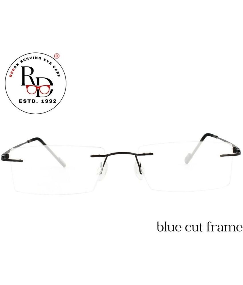     			Redex Rectangle Rimless Reading Glasses