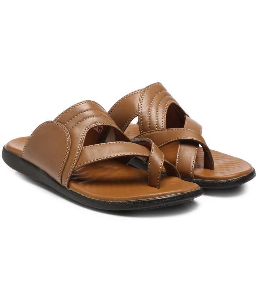     			Unisoft Beige Men's Massage Flip Flop