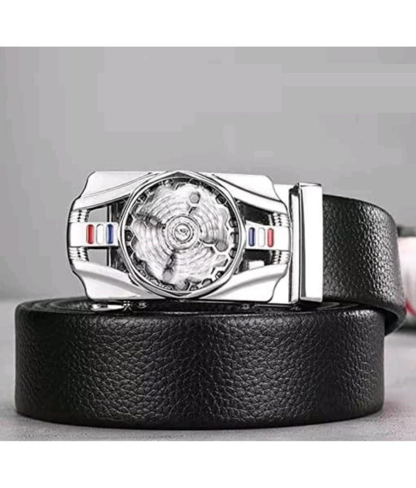     			Classic World - Black Synthetic Men's Casual Belt ( Pack of 1 )