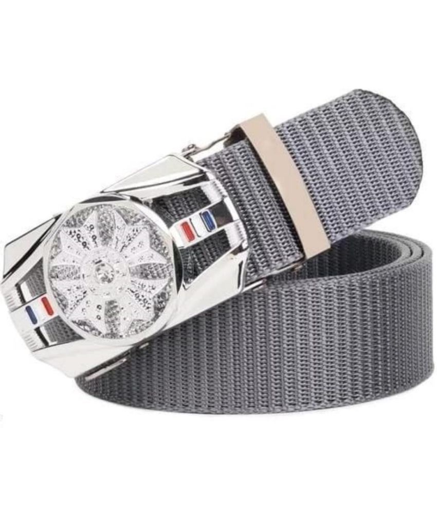     			Classic World - Gray Synthetic Men's Casual Belt ( Pack of 1 )