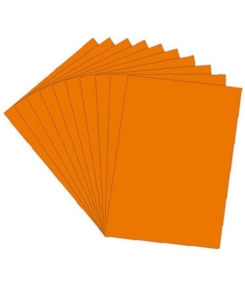     			Eclet A3 Color Paper 40 Sheets (ORANGE) Premium Colour 180 GSM Pack for Copy Printing, DIY Art & Craft, Projects, Decoration, Other Office Printing.