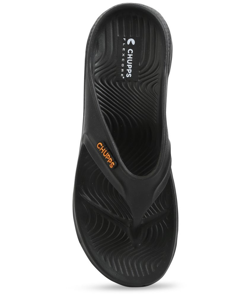     			CHUPPS Black Men's Slide Flip Flop