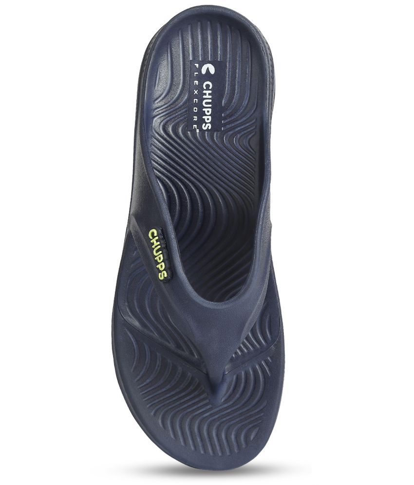     			CHUPPS Navy Men's Slide Flip Flop