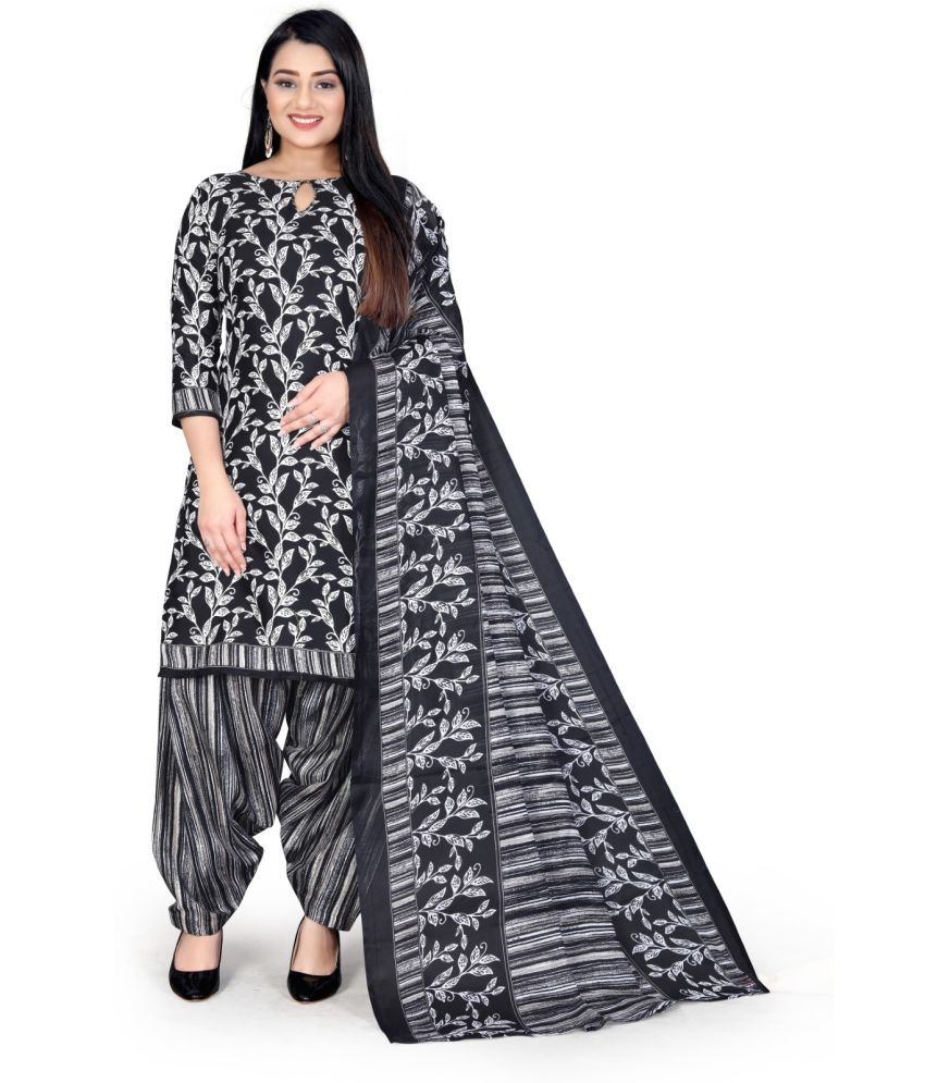     			Rajnandini Unstitched Cotton Blend Printed Dress Material - Multicolor 2 ( Pack of 1 )