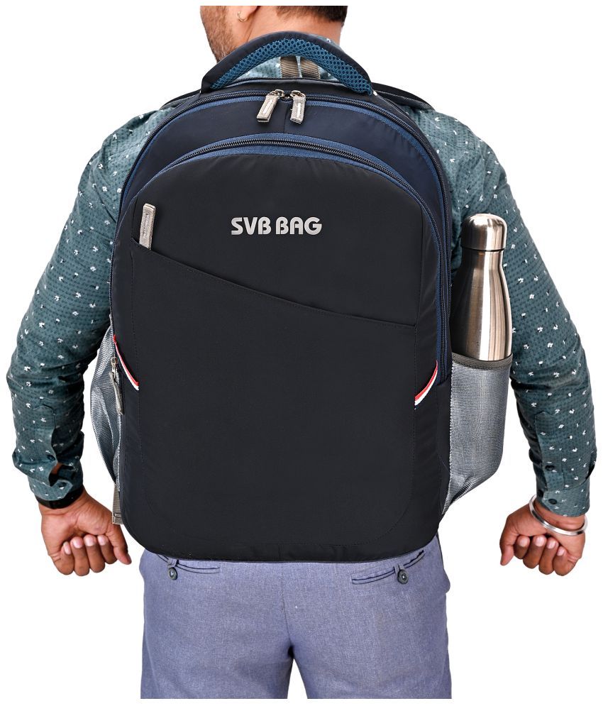     			SVB BAG 35 Ltrs Polyester Backpack *For Boys & Girls ( Blue )