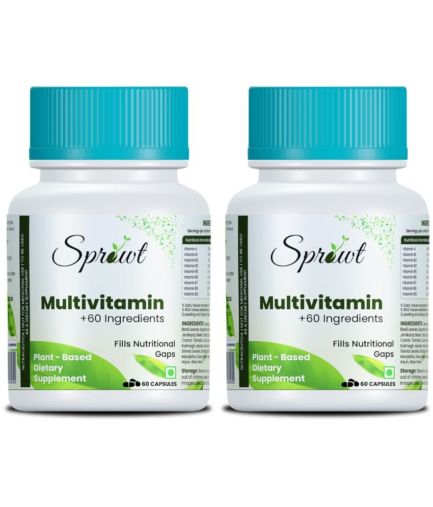     			Sprowt Multivitamins For Men & Women ( Pack of 2 )