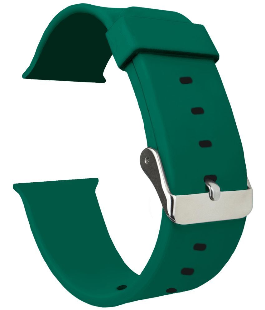     			ACM Watch Strap Slide Silicone Belt compatible with Crossbeats Ignite Alpha Smartwatch Classic Casual Band Green