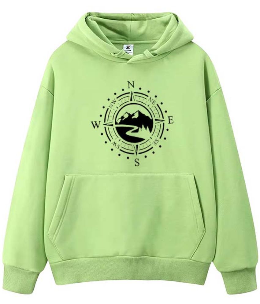     			ATIGIANO APPAREL Fleece Hooded Men's Sweatshirt - Green ( Pack of 1 )