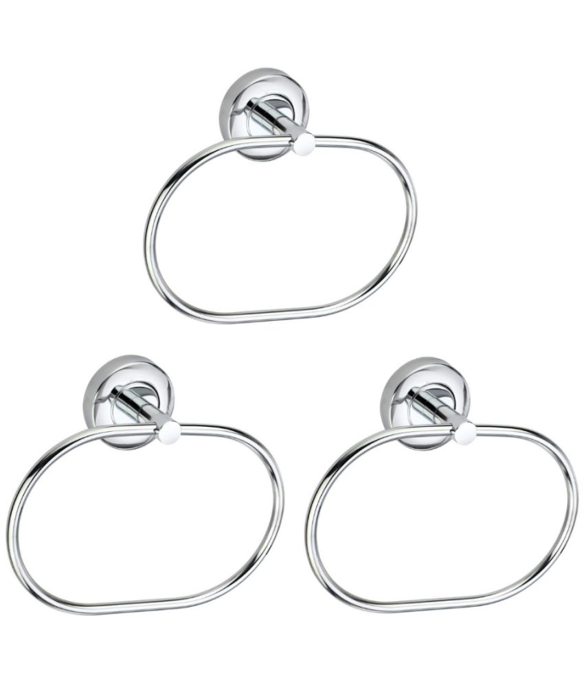     			COSWARE - Towel Hanger S.S Heavy Oval 3pcs