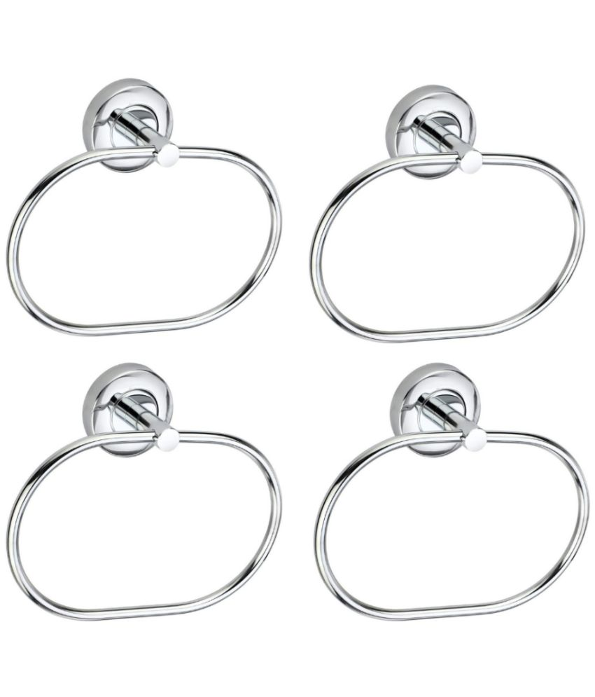     			COSWARE - Towel Hanger S.S Heavy Oval 4pcs