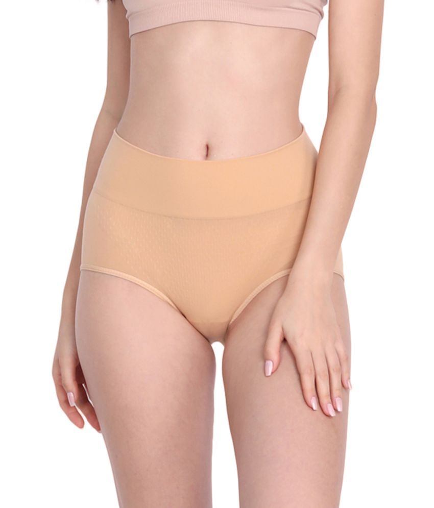     			Flenzy Pack of 1 Cotton Women's Tummy Tucker ( Beige )