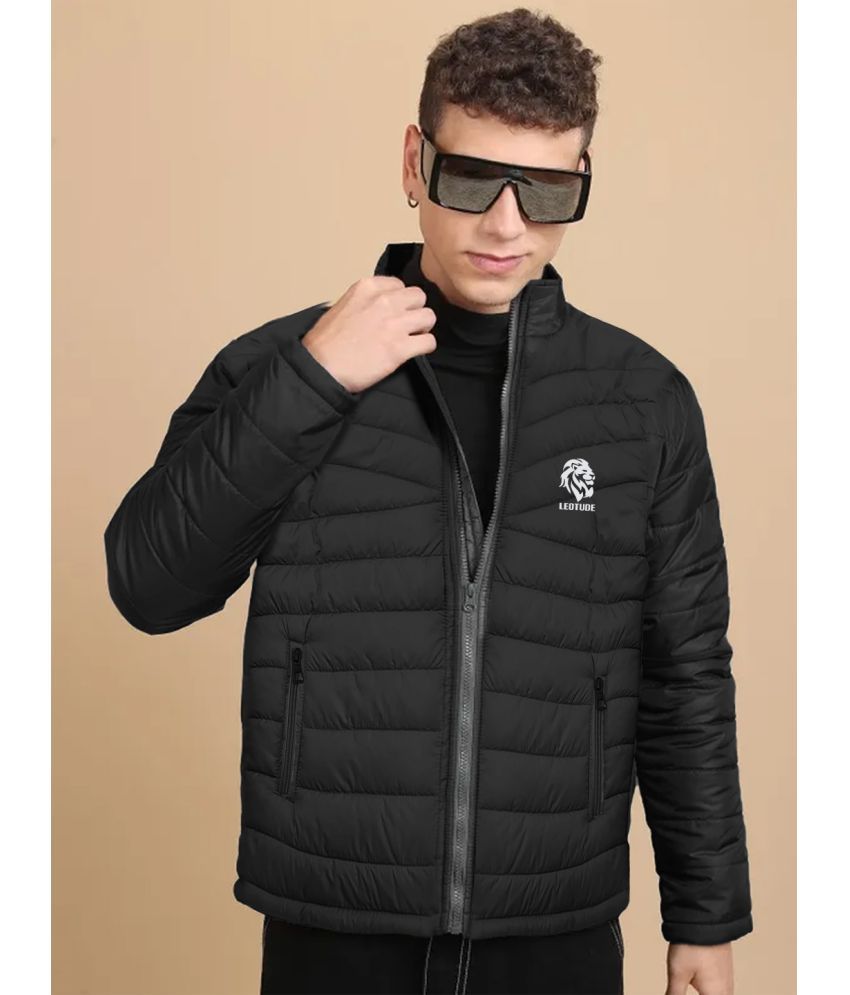     			Leotude Polyester Men's Puffer Jacket - Black ( Pack of 1 )