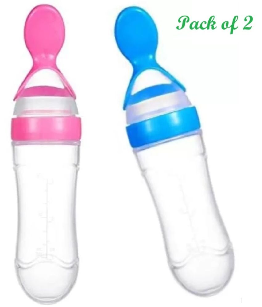     			Qin Pin 90 Multicolor Feeding Bottle ( Pack of 2 )