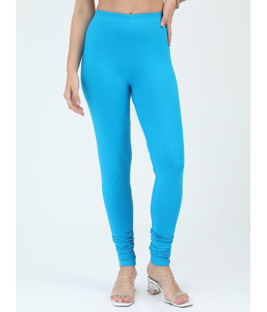     			RUNSTARS Pack of 1 Lycra Women's Leggings ( Turquoise )