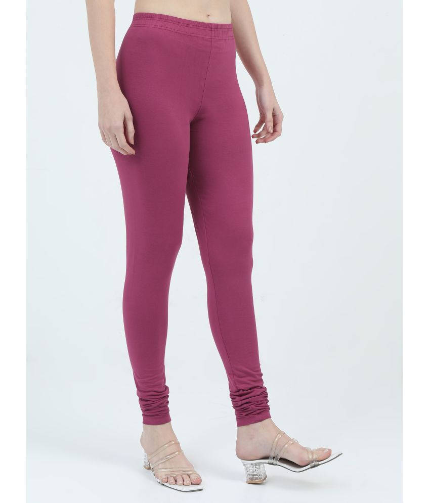     			RUNSTARS Pack of 1 Lycra Women's Leggings ( Magenta )